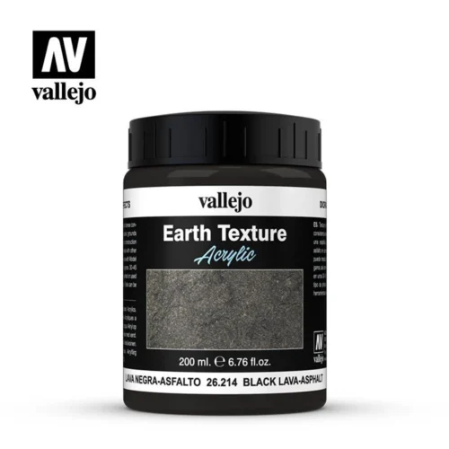 Vallejo 26214 - Diorama Effects - Black Lava-Asphalt 200mL -