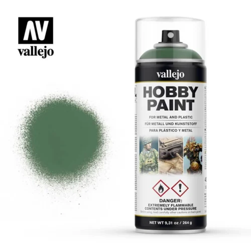 Vallejo 28028 - Hobby Spray Paint - Fantasy Sick Green 400mL -
