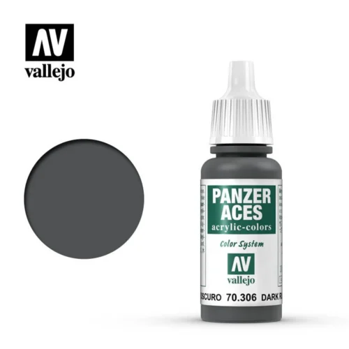 Vallejo 70306 - Panzer Aces Dark Rubber 17mL -