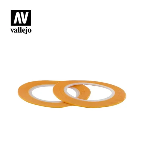 Vallejo T07002 - Masking Tape 1mm X 18m Twin Pack - Multi Scale