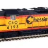 Walthers Mainline 910-10481 - EMD GP9 Chessie (C&O) 6193 - HO Scale -Model Train Hub wal910 10481 48578.1678582512