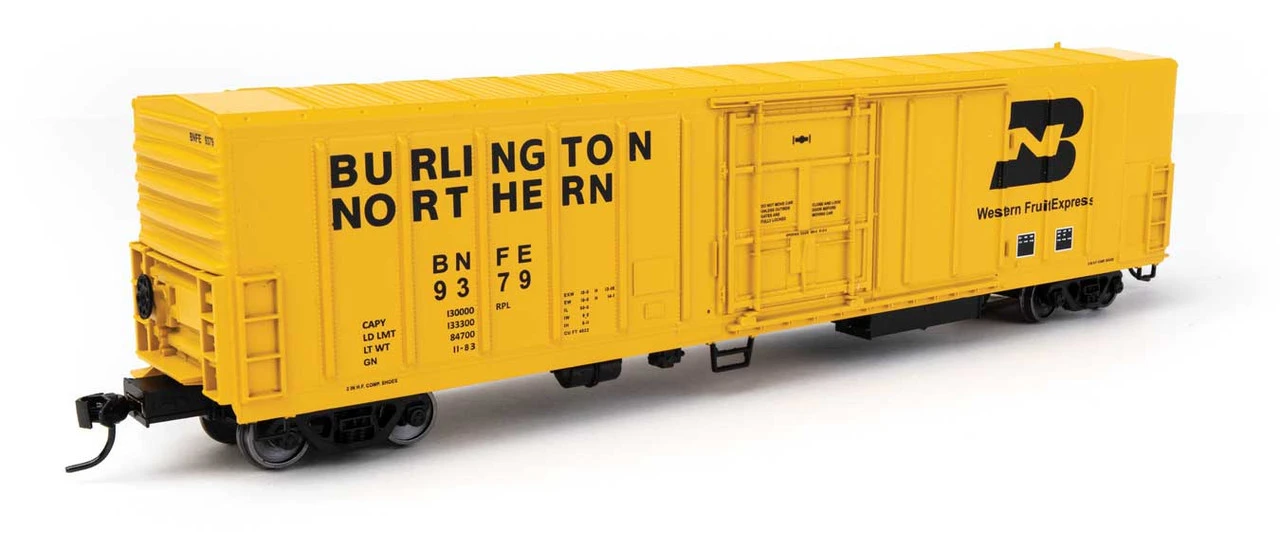 Walthers Mainline 910-3980 - 57' Mechanical Reefer Burlington Northern (BNFE) 9379 - HO Scale 3 Walthers Mainline 910-3980 - 57' Mechanical Reefer Burlington Northern (BNFE) 9379 - HO Scale