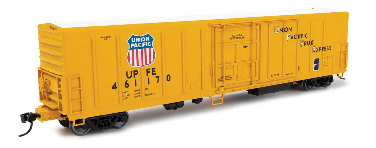 Walthers Mainline 910-3997 - 57' Mechanical Reefer Union Pacific (UPFE) 461170 - HO Scale 3 Walthers Mainline 910-3997 - 57' Mechanical Reefer Union Pacific (UPFE) 461170 - HO Scale
