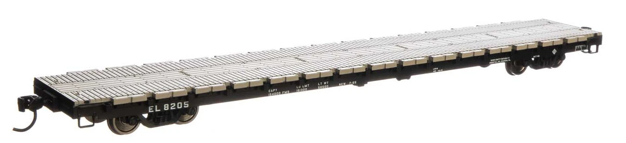 Walthers Mainline 910-5396 - 60' Pullman-Standard Flatcar Erie Lackawanna (EL) 8205 - HO Scale 3 Walthers Mainline 910-5396 - 60' Pullman-Standard Flatcar Erie Lackawanna (EL) 8205 - HO Scale