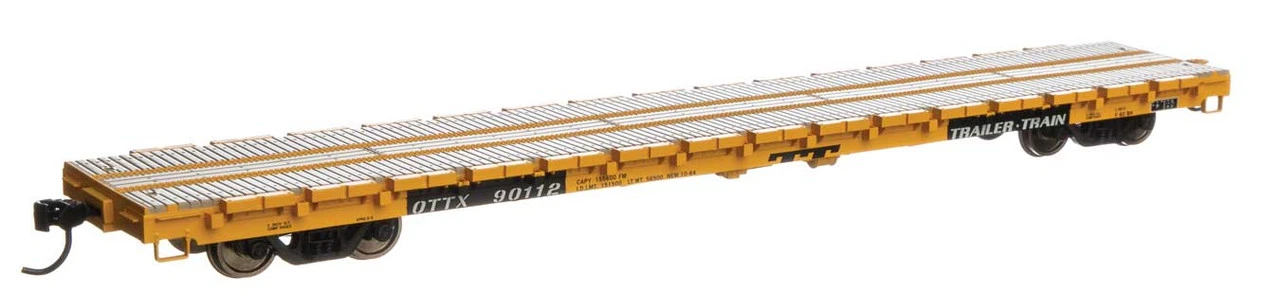 Walthers Mainline 910-5404 - 60' Pullman-Standard Flatcar Trailer Train (OTTX) 90112 - HO Scale 3 Walthers Mainline 910-5404 - 60' Pullman-Standard Flatcar Trailer Train (OTTX) 90112 - HO Scale