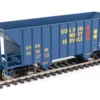 Walthers Mainline 910-56604 - 34' 100-Ton 2-Bay Hopper Golden West Service (GVSR) 629566 - HO Scale 2 Walthers Mainline 910-56604 - 34' 100-Ton 2-Bay Hopper Golden West Service (GVSR) 629566 - HO Scale -Model Train Hub wal910 56604 27339.1677457753