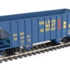 Walthers Mainline 910-56605 - 34' 100-Ton 2-Bay Hopper Golden West Service (GVSR) 629567 - HO Scale 2 Walthers Mainline 910-56605 - 34' 100-Ton 2-Bay Hopper Golden West Service (GVSR) 629567 - HO Scale -Model Train Hub wal910 56605 34309.1677457755