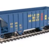 Walthers Mainline 910-56607 - 34' 100-Ton 2-Bay Hopper Golden West Service (GVSR) 629633 - HO Scale -Model Train Hub wal910 56607 22087.1677457759