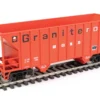Walthers Mainline 910-56608 - 34' 100-Ton 2-Bay Hopper Granite Rock (GRCX) 1823 - HO Scale -Model Train Hub wal910 56608 83874.1677457761