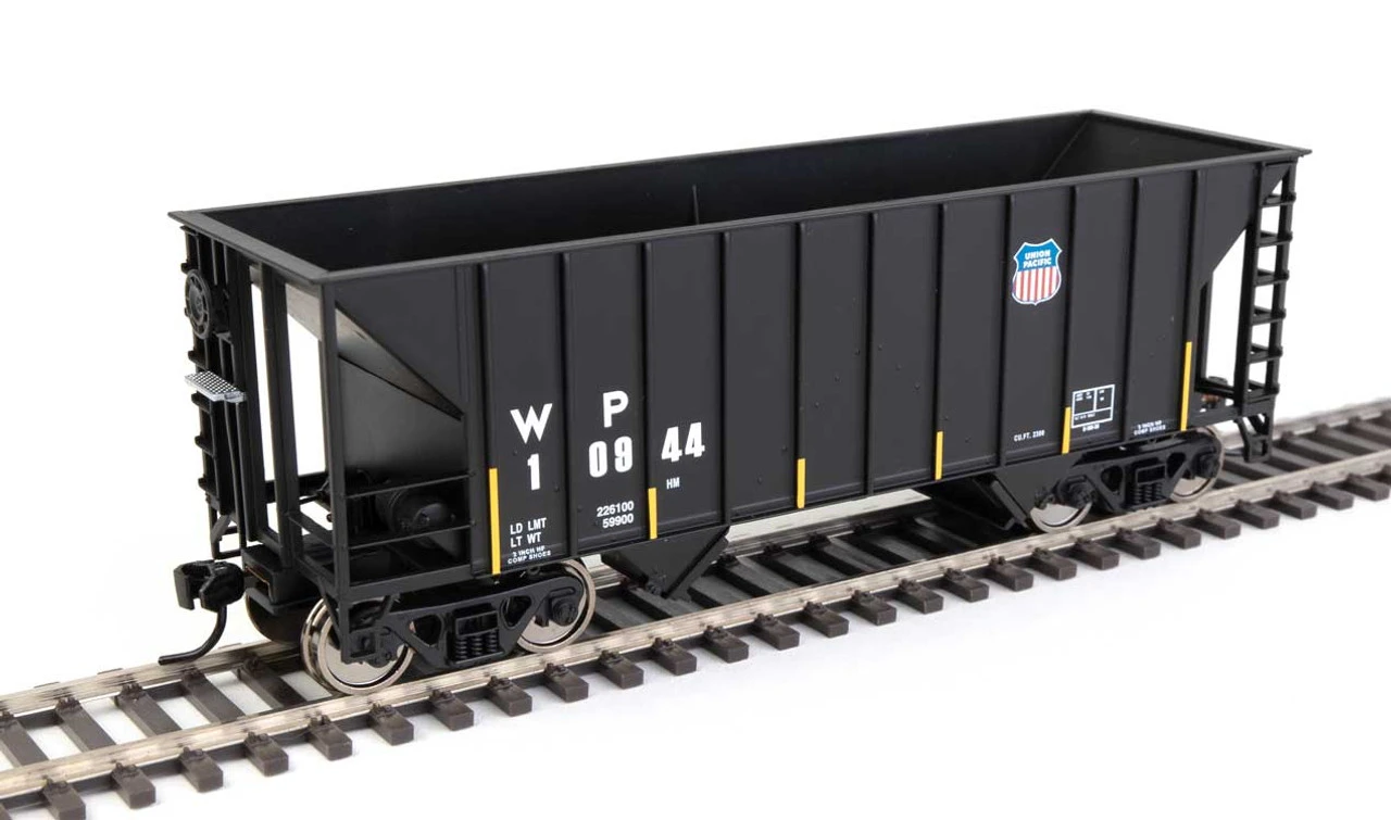 Walthers Mainline 910-56630 - 34' 100-Ton 2-Bay Hopper Union Pacific (WP) 10944 - HO Scale 3 Walthers Mainline 910-56630 - 34' 100-Ton 2-Bay Hopper Union Pacific (WP) 10944 - HO Scale