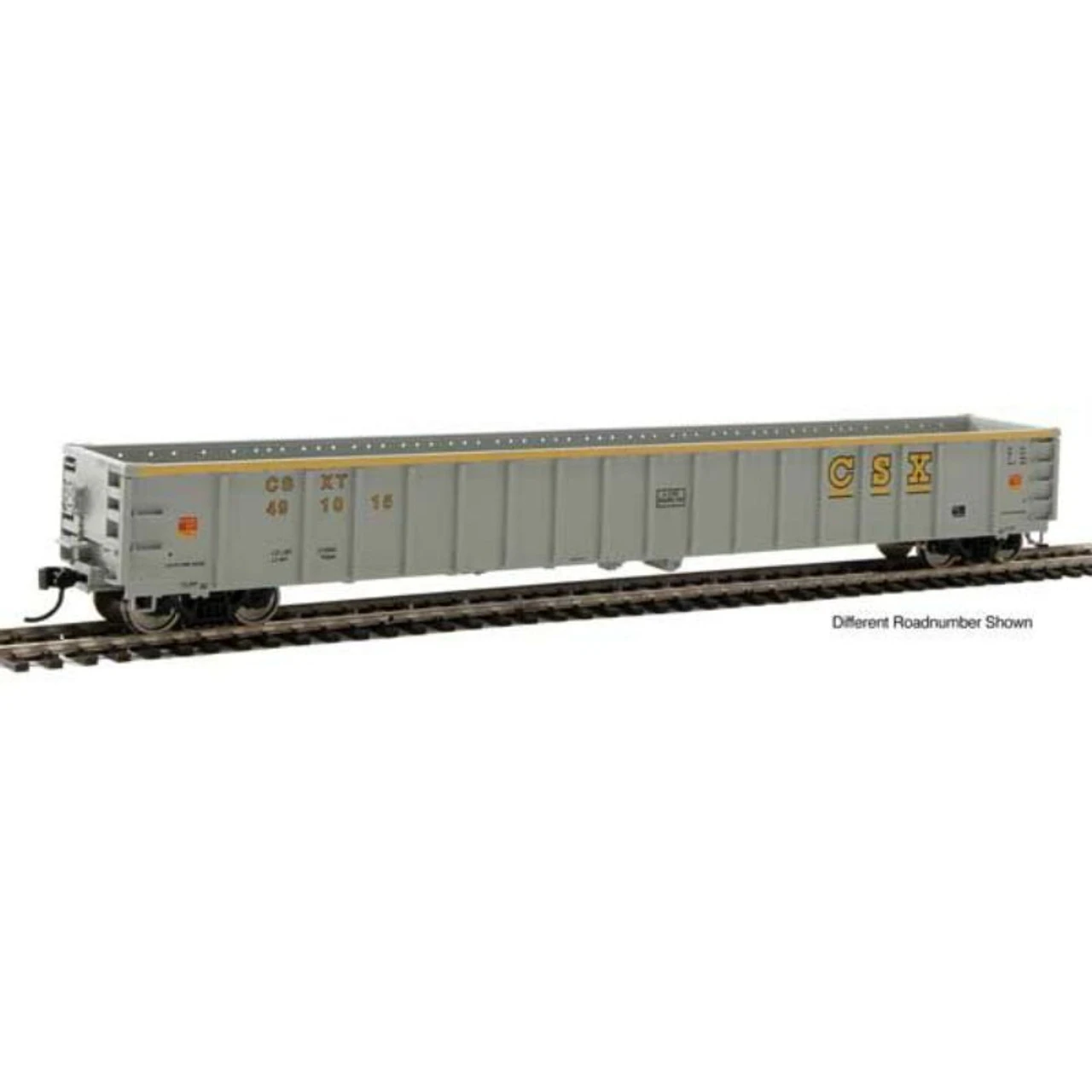 Walthers Mainline 910-6416 - 68' Railgon Gondola - Ready To Run CSX (CSXT) 491062 - HO Scale 3 Walthers Mainline 910-6416 - 68' Railgon Gondola - Ready To Run CSX (CSXT) 491062 - HO Scale