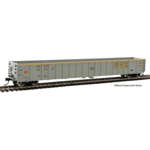 Walthers Mainline 910-6414 - 68' Railgon Gondola - Ready To Run CSX (CSXT) 491028 - HO Scale