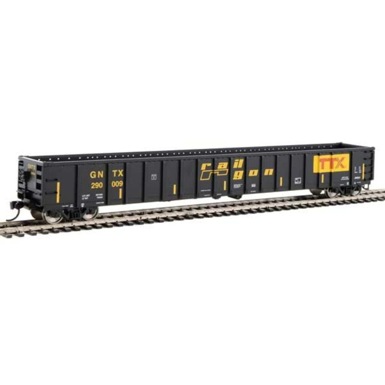 Walthers Mainline 910-6417 - 68' Railgon Gondola - Ready To Run Railgon (GNTX) 290009 - HO Scale 3 Walthers Mainline 910-6417 - 68' Railgon Gondola - Ready To Run Railgon (GNTX) 290009 - HO Scale