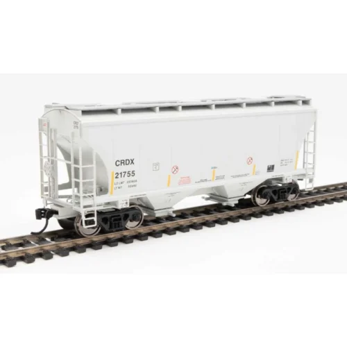 Walthers Mainline 910-7574 - 39' Trinity 3281 2-Bay Covered Hopper Chicago Freight Car (CRDX) 21768 - HO Scale