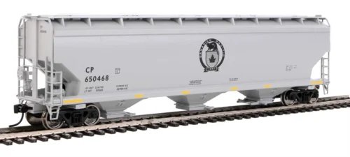 Walthers Mainline 910-7723 - 60' NSC 5150 3-Bay Covered Hopper Canadian Pacific (CP) 650468 - HO Scale
