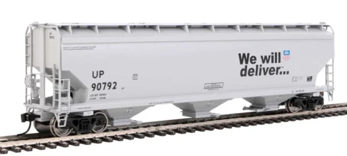 Walthers Mainline 910-7736 - 60' NSC 5150 3-Bay Covered Hopper Union Pacific (UP) 90792 - HO Scale