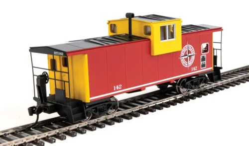 Walthers Mainline 910-8713 - International Extended Wide-Vision Caboose Detroit, Toledo And Ironton (DTI) 142 - HO Scale
