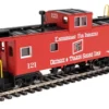 Walthers Mainline 910-8766 - International Wide-Vision Caboose Detroit & Toledo Shoreline (D&TS) 121 - HO Scale -Model Train Hub wal910 8766 10041.1684128033