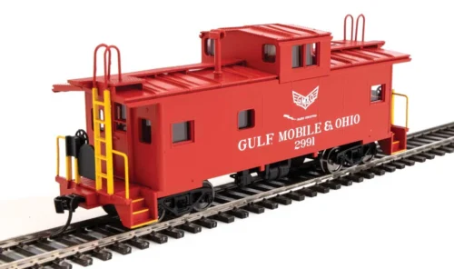 Walthers Mainline 910-8769 - International Wide-Vision Caboose Gulf Mobile And Ohio (GM&O) 2991 - HO Scale
