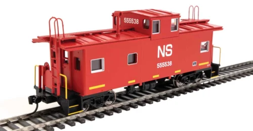 Walthers Mainline 910-8775 - International Wide-Vision Caboose Norfolk Southern (NS) 555538 - HO Scale