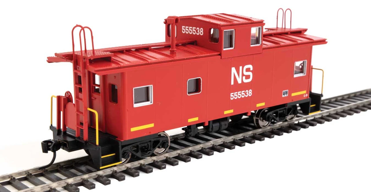 Walthers Mainline 910-8775 - International Wide-Vision Caboose Norfolk Southern (NS) 555538 - HO Scale 3 Walthers Mainline 910-8775 - International Wide-Vision Caboose Norfolk Southern (NS) 555538 - HO Scale