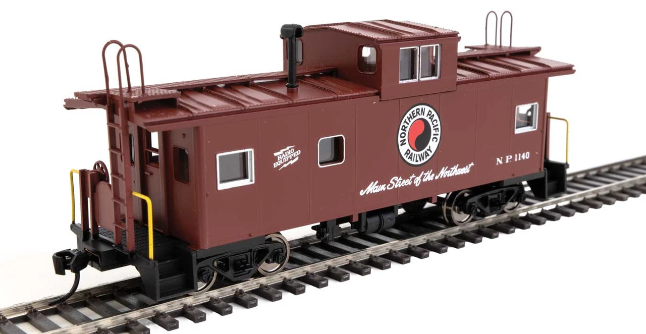 Walthers Mainline 910-8778 - International Wide-Vision Caboose Northern Pacific (NP) 1140 - HO Scale 3 Walthers Mainline 910-8778 - International Wide-Vision Caboose Northern Pacific (NP) 1140 - HO Scale
