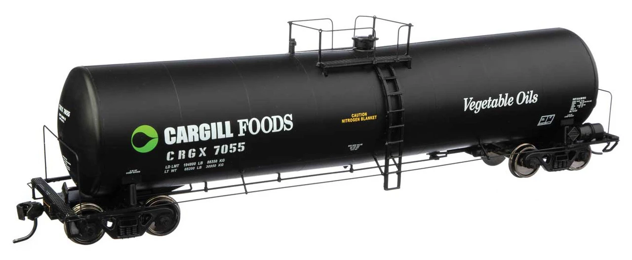 Walthers Proto 920-100249 - 23,000 Gallon Funnel-Flow Tank Car Cargill (CRGX) 7055 - HO Scale 3 Walthers Proto 920-100249 - 23,000 Gallon Funnel-Flow Tank Car Cargill (CRGX) 7055 - HO Scale