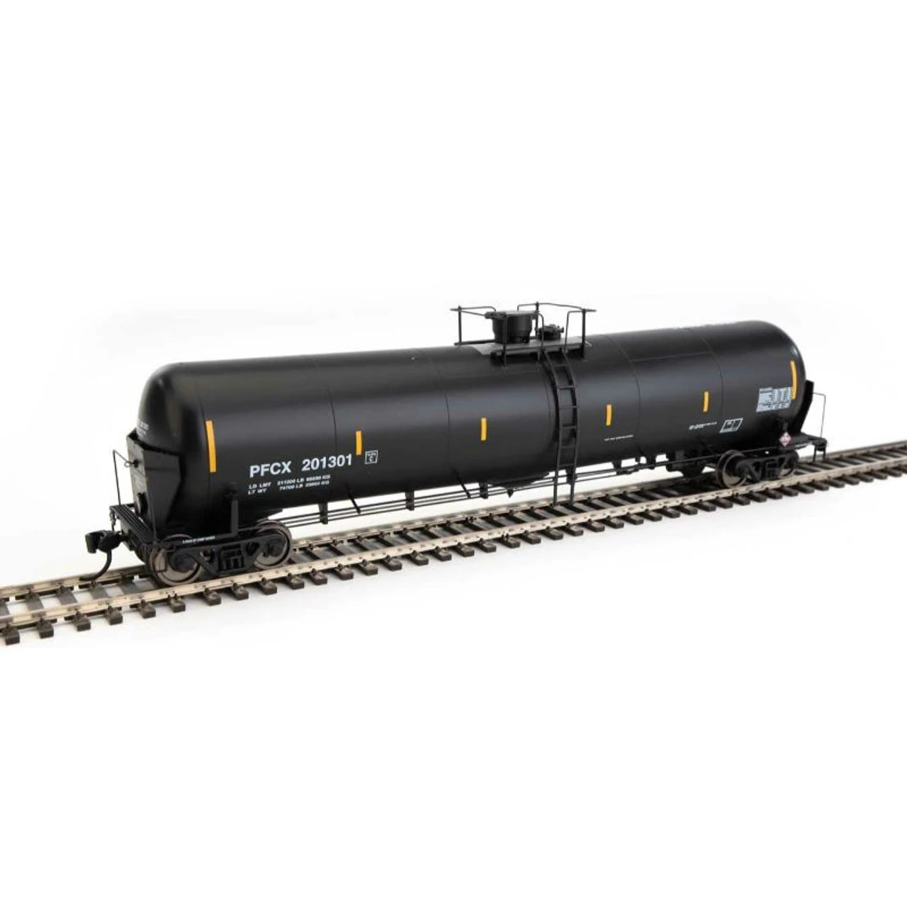 Walthers Proto 920-100742 - 55' Trinity Modified 30,145-Gallon Tank Car First Union Wells Fargo Rail Corp PFCX 201301 - HO Scale 3 Walthers Proto 920-100742 - 55' Trinity Modified 30,145-Gallon Tank Car First Union Wells Fargo Rail Corp PFCX 201301 - HO Scale