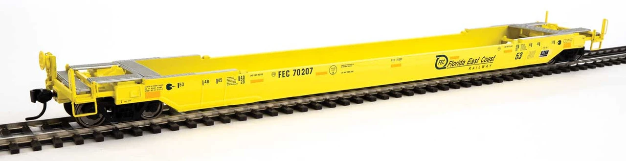Walthers Proto 920-109039 - Gunderson Rebuilt All-Purpose 53' Well Car Florida East Coast (FEC) 70207 - HO Scale 3 Walthers Proto 920-109039 - Gunderson Rebuilt All-Purpose 53' Well Car Florida East Coast (FEC) 70207 - HO Scale