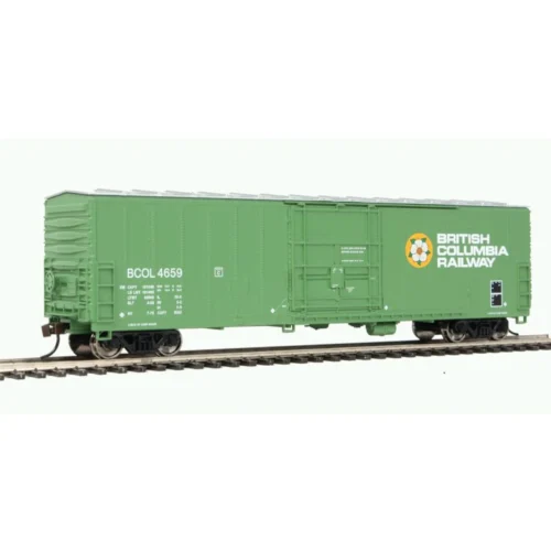 Walthers Trainline 931-1800 - Insulated Boxcar BC Rail (BCOL) 4659 - HO Scale