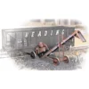 Walthers Cornerstone 933-3520 - Old Time Coal Conveyor (3) - HO Scale Kit -Model Train Hub wal933 3520 69292.1645224509