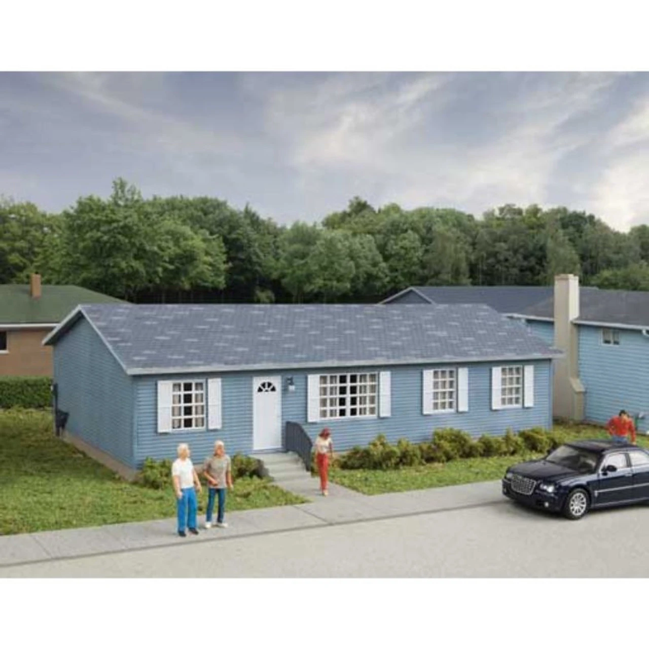 Walthers Cornerstone 933-4150 - Modern Sectional House - HO Scale Kit 3 Walthers Cornerstone 933-4150 - Modern Sectional House - HO Scale Kit