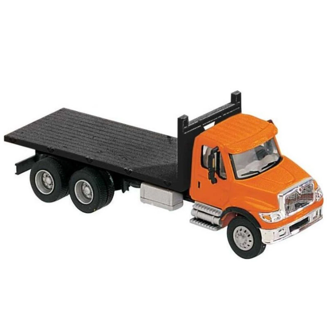 Walthers SceneMaster 949-11651 - 7600 Flatbed Truck - Orange - HO Scale 3 Walthers SceneMaster 949-11651 - 7600 Flatbed Truck - Orange - HO Scale