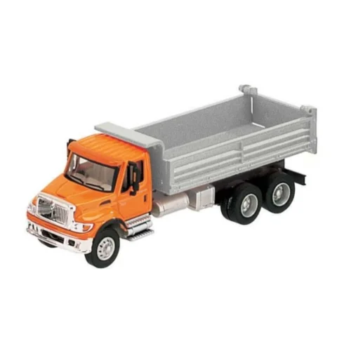 Walthers SceneMaster 949-11661 - 7600 Heavy Dump Truck - Orange - HO Scale