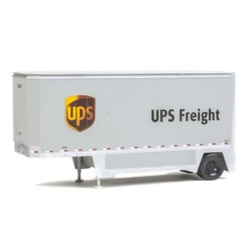 Walthers SceneMaster 949-2551 - 26' Drop-Floor Trailer UPS Shield 2-Pack - HO Scale