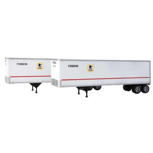 Walthers SceneMaster 949-2517 - 40' Trailmobile Trailer 2-Pack US Postal Service (USPS) - HO Scale