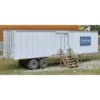 Walthers SceneMaster 949-2901 - Construction Site Storage Trailer - HO Scale Kit -Model Train Hub wal949 2901 30143.1645224591