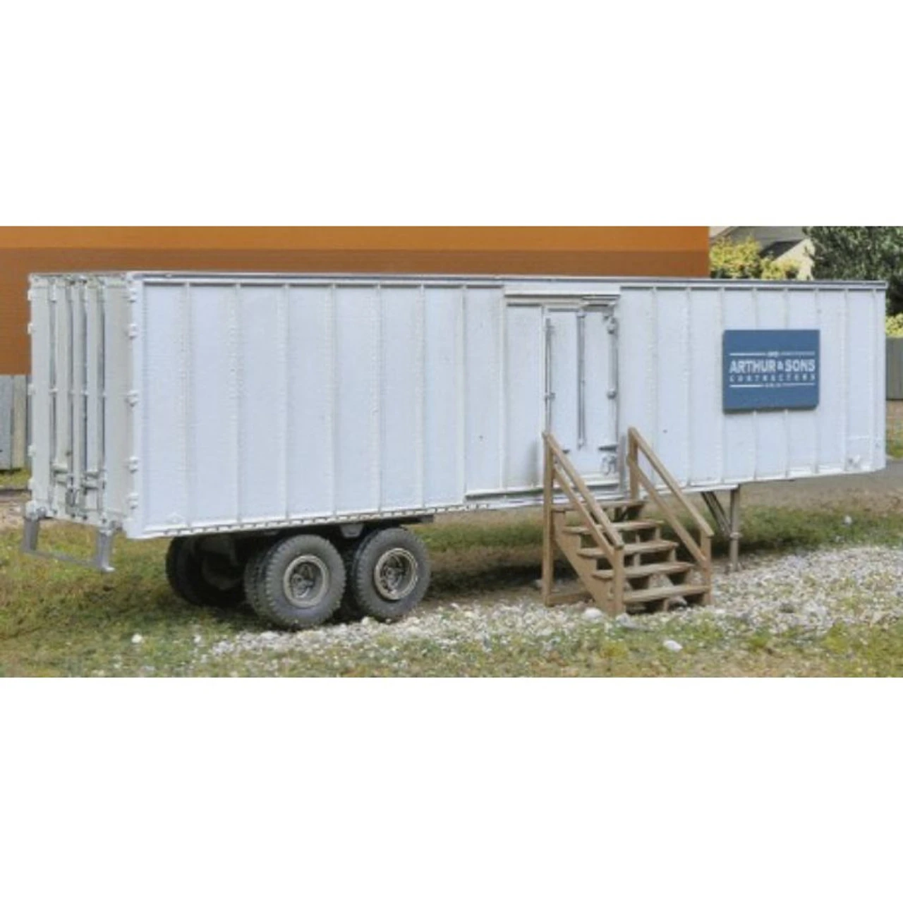 Walthers SceneMaster 949-2901 - Construction Site Storage Trailer - HO Scale Kit 3 Walthers SceneMaster 949-2901 - Construction Site Storage Trailer - HO Scale Kit