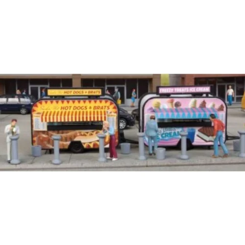 Walthers SceneMaster 949-2905 - Food Trailer - Ice Cream/Hot Dog - HO Scale Kit