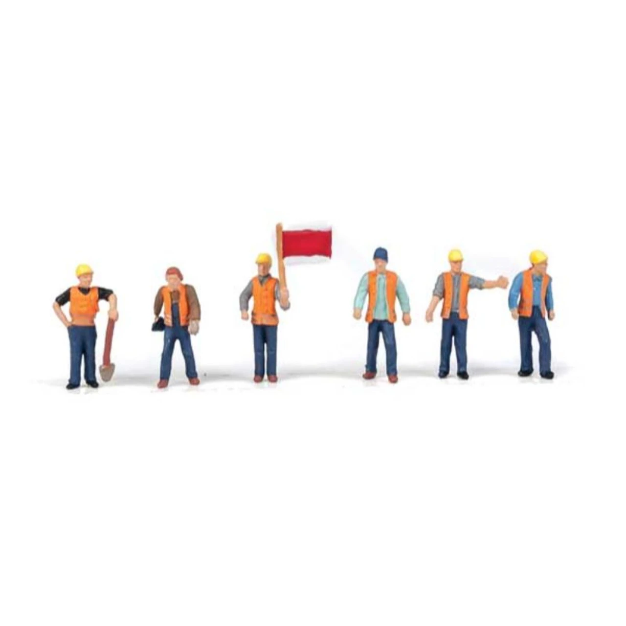 Walthers SceneMaster 949-6067 - Six Railroad Track Workers - HO Scale 3 Walthers SceneMaster 949-6067 - Six Railroad Track Workers - HO Scale