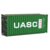 Walthers SceneMaster 949-8076 - 20' Corrugated Container UASC - HO Scale -Model Train Hub wal949 8076 57583.1645224617