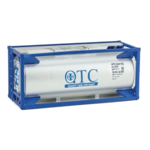 Walthers SceneMaster 949-8107 - 20' Tank Container Atchison, Topeka And Santa Fe (ATSF) - HO Scale Kit