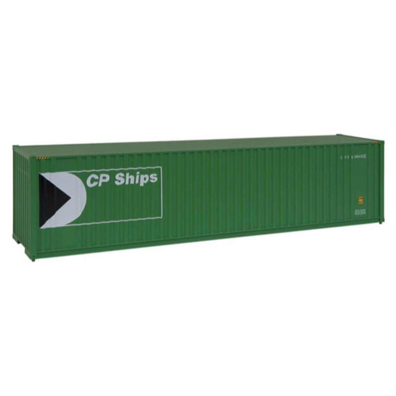 Walthers SceneMaster 949-8206 - 40' Hi Cube Corrugate Container W/ Flat Roof CP Ships - HO Scale 3 Walthers SceneMaster 949-8206 - 40' Hi Cube Corrugate Container W/ Flat Roof CP Ships - HO Scale