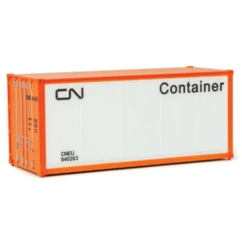 Walthers SceneMaster 949-8653 - 20' Smooth Side Container CN Noodle - HO Scale
