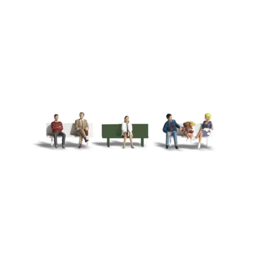 Woodland Scenics #1861 - Bus Stop People - HO Scale