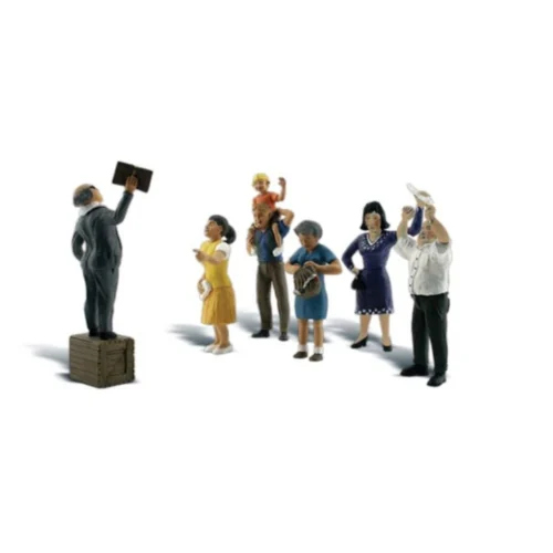 Woodland Scenics #1925 - Sermon On The Crate - HO Scale