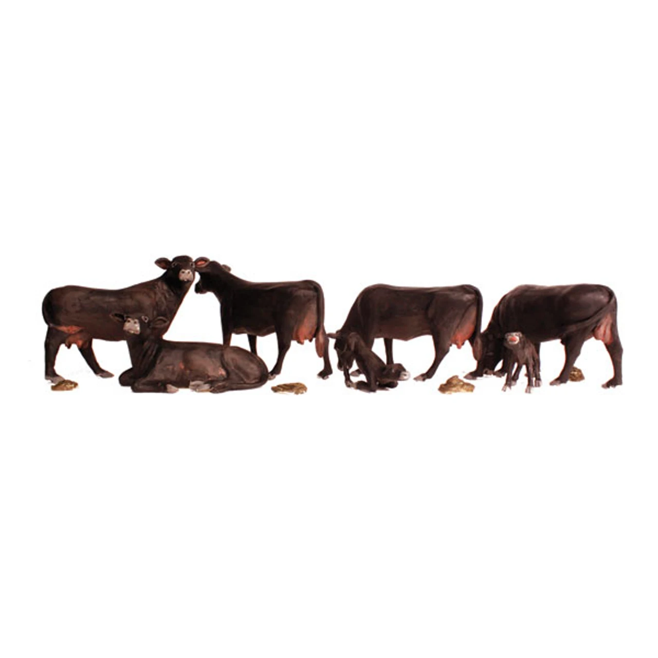 Woodland Scenics #1955 - Black Angus Cows - HO Scale 3 Woodland Scenics #1955 - Black Angus Cows - HO Scale