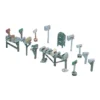 Woodland Scenics #206 - Assorted Mailboxes - HO Scale Kit -Model Train Hub woo206a 81681.1645224772