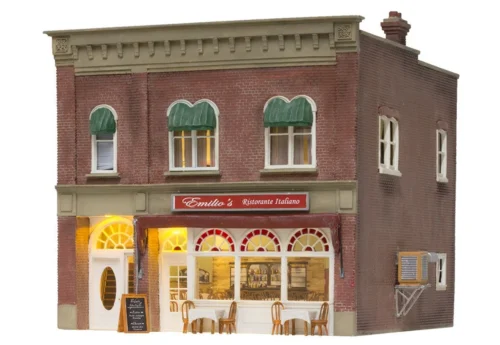 Woodland Scenics #5055 - Emilio's Italian Restaurant - HO Scale