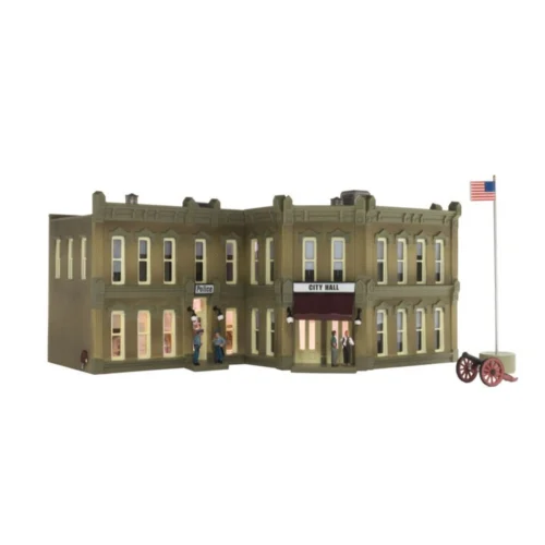 Woodland Scenics 5030 - Built & Ready Municipal Building - HO Scale